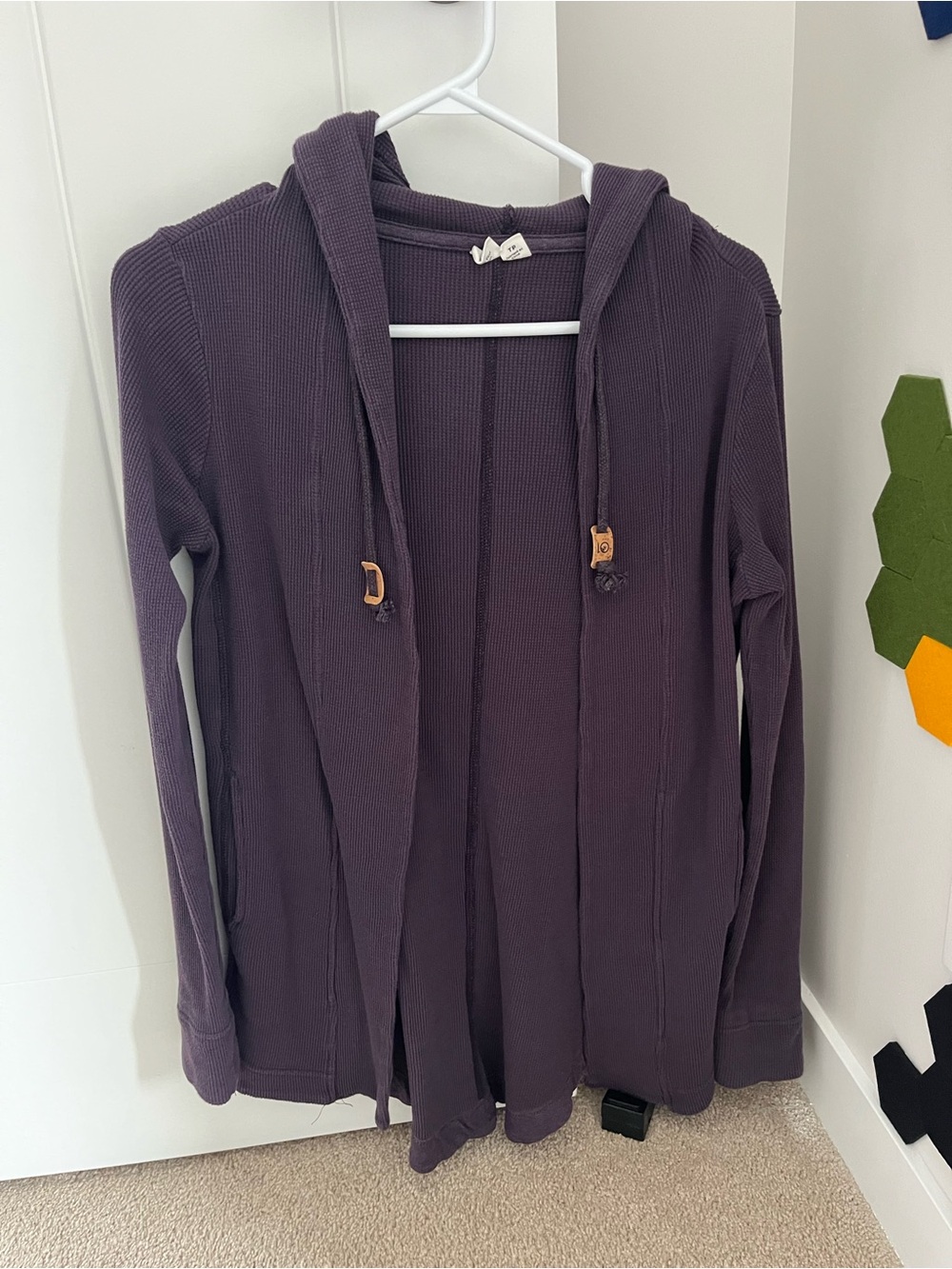 Tentree Ivy cardigan purple
